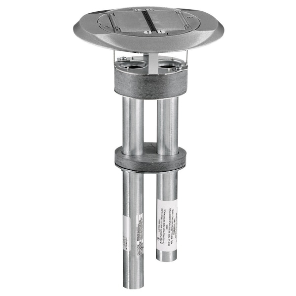 Hubbell Wiring Device-Kellems Poke-Through Box, Wiring Box Type, Composite S1PTGY - main